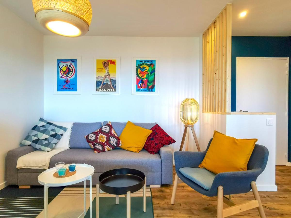 Ilunabarra - Appartement Calme, Vue Mer, Parking - Wifi Ciboure Exterior photo