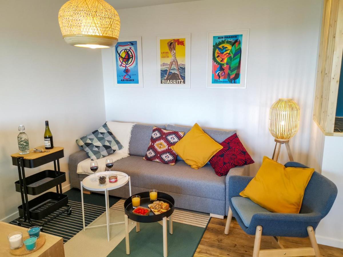 Ilunabarra - Appartement Calme, Vue Mer, Parking - Wifi Ciboure Exterior photo
