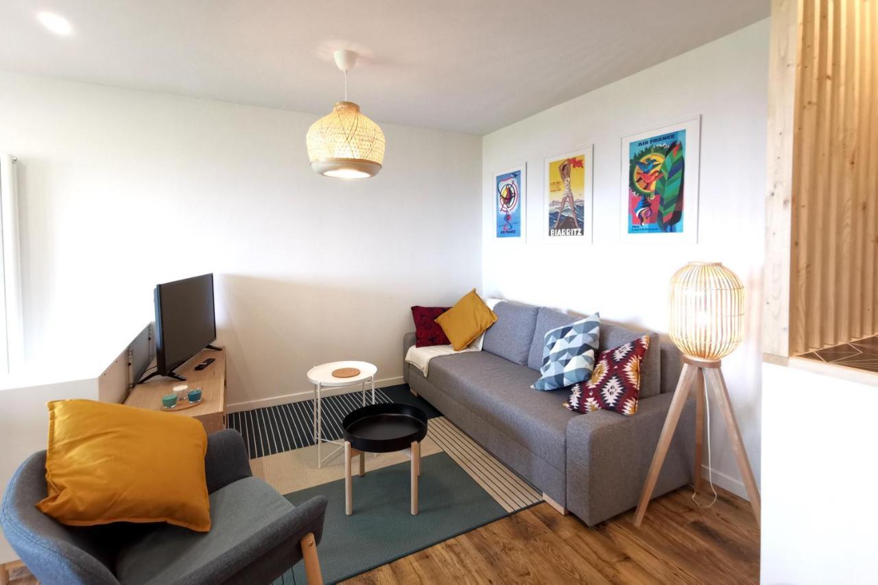 Ilunabarra - Appartement Calme, Vue Mer, Parking - Wifi Ciboure Exterior photo